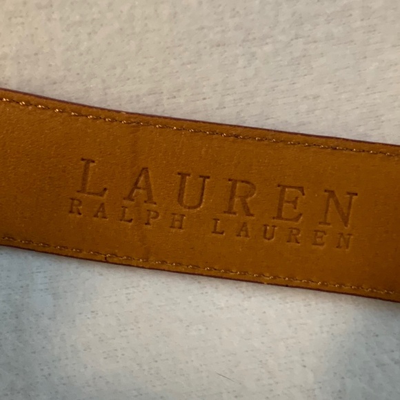 Ralph Lauren Croc Embossed Leather Belt main image 16